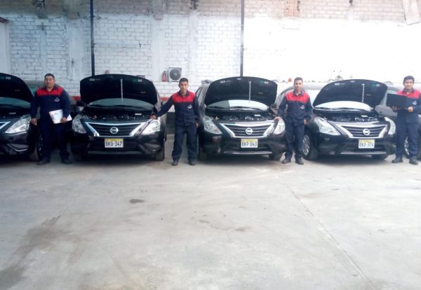 Conversión a GNV de flota Nissan Versa año 2019