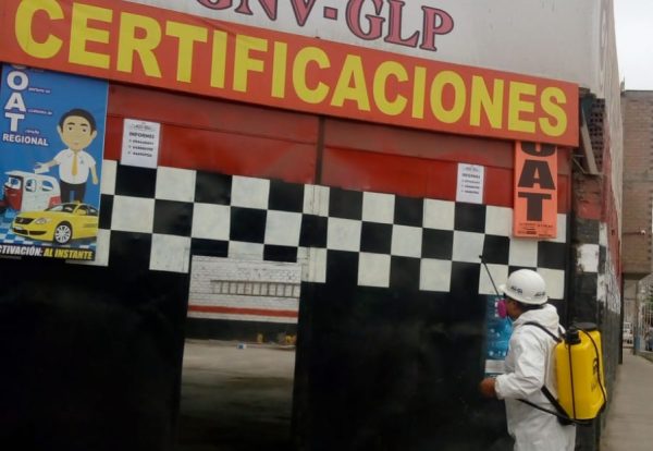 Fumigación en tiempos de COVID 19