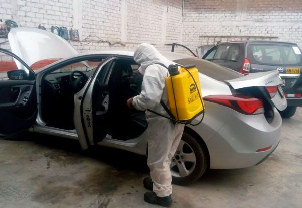 Trabajos respetando el protocolo del COVID 19